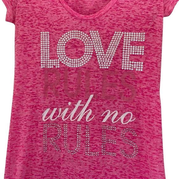 PINK Victoria's Secret 2011 Supermodel Essentials T-Shirt, Sequin, Bling, S - Picture 3 of 12